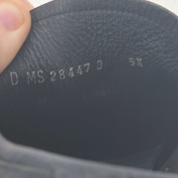 Salvatore Ferragamo Mens 9.5 Navy Blue Leather Driving Loafers Dress Shoes Italy - Picture 6 of 13